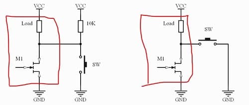 اتصال صحیح سطح ولتاژ VCC به پین ورودی میکرو کنترلر ها